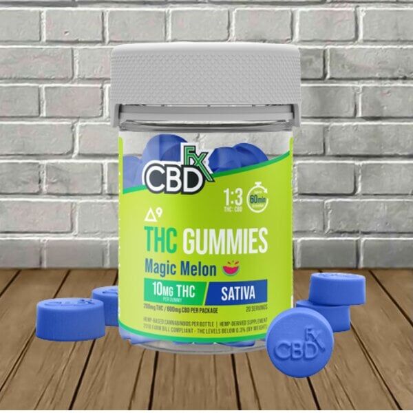 CBDfx D9 | CBD Magic Melon Gummy Jars - Image 1