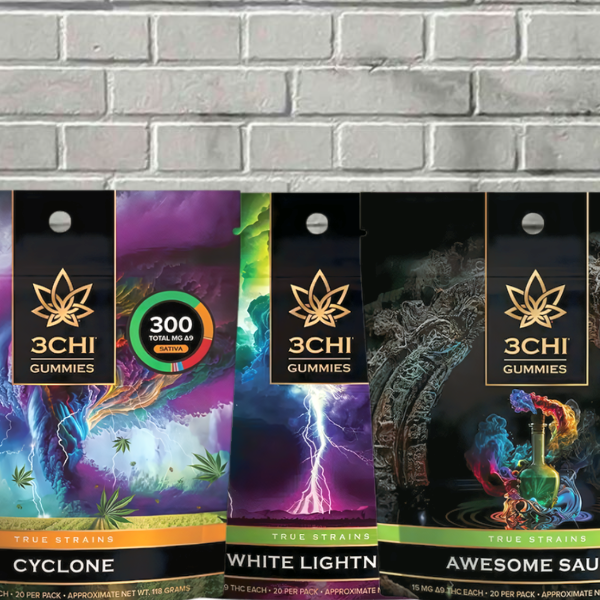 3Chi True Strains Gummies 300mg