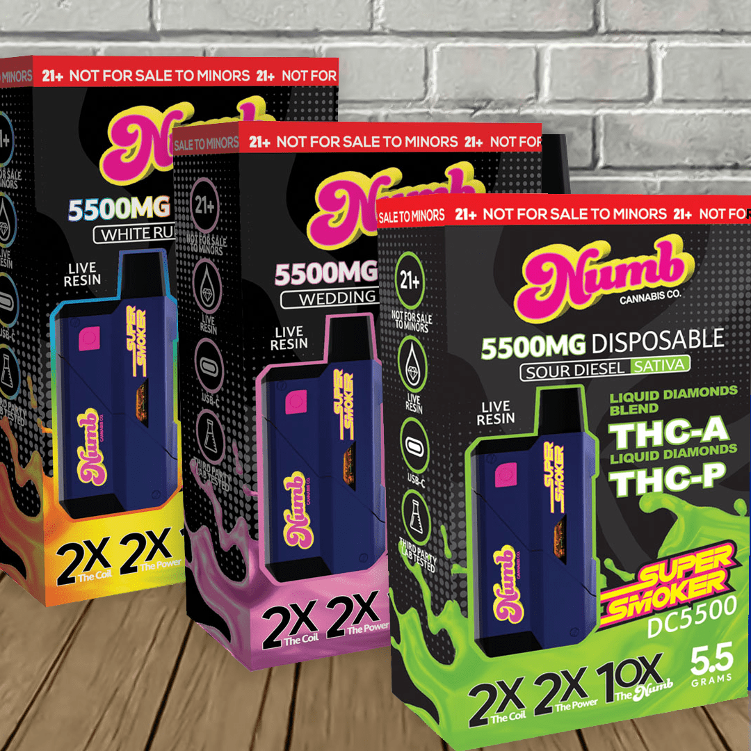 Numb Cannabis Co Super Smoker THCa + THCP Disposable 5.5g