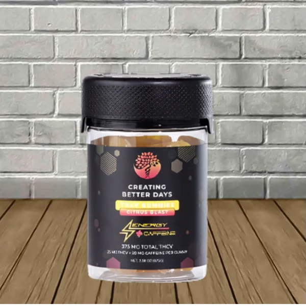Creating Better Days THCv Gummies 375mg Citrus Blast