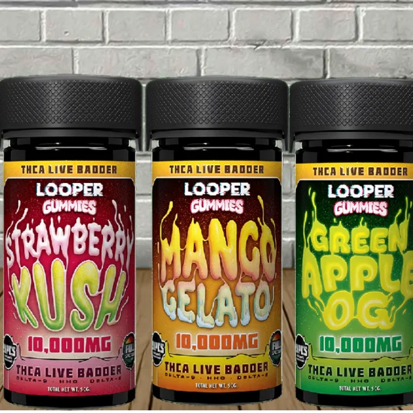 Looper THCa Live Badder Gummies 10000mg