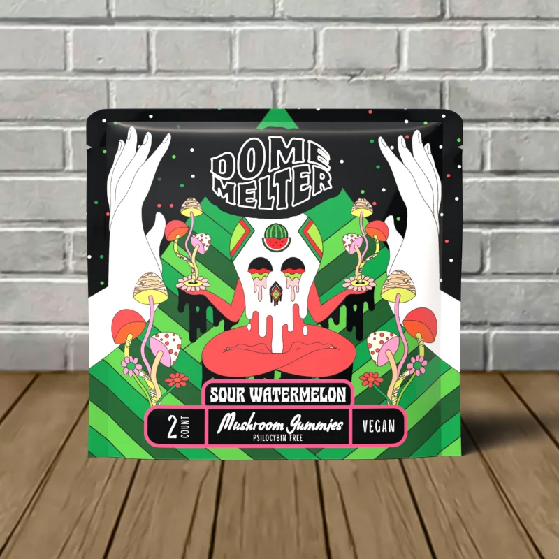 Dome Melter 2ct Mushroom Gummy - Sour Watermelon