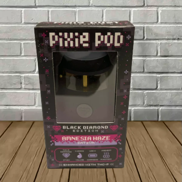 Pixie Dust Pixie Pod THCa + THCP Black Diamond Edition 4ml Amnesia Haze (Sativa)