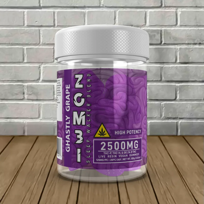 Zombi Sleepwalker Blend 2500mg Gummies Ghastly Grape