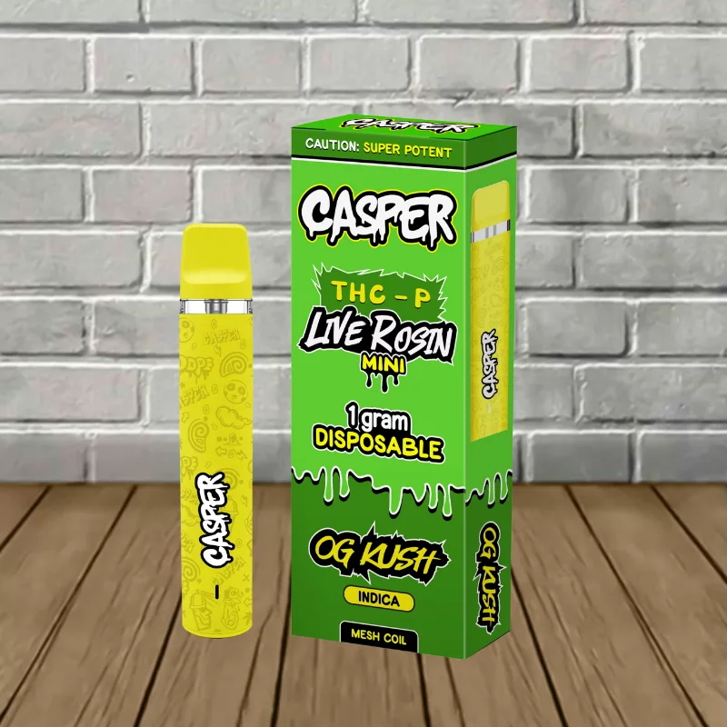 Casper THCp Live Rosin 1g Disposable - OG Kush -- Indica -- DISPOSABLE