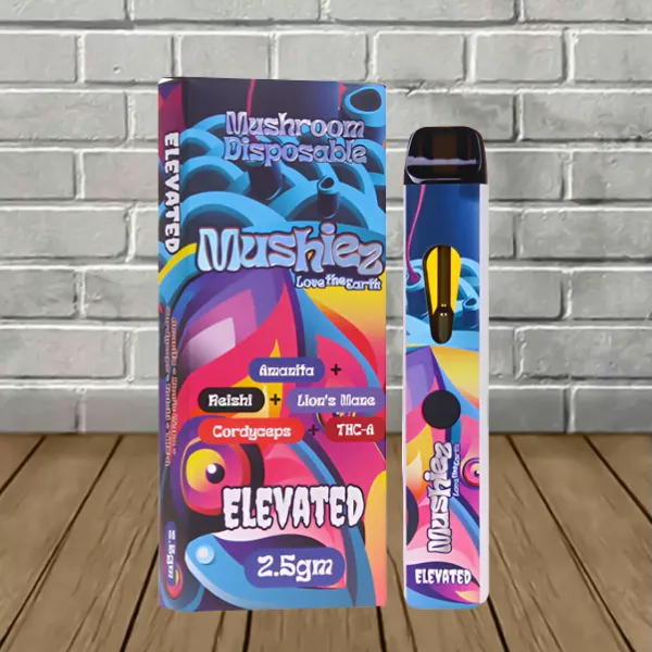 Mushiez Love The Earth Mushroom Disposable 2.5g Elevated