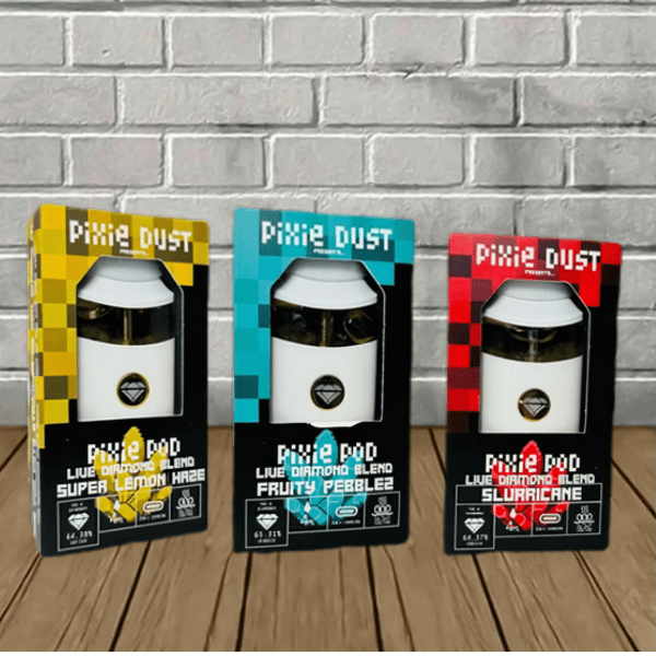Pixie Dust Pixie Pod THCa Live Diamond Blend Disposable 4ml Pixie Dust Pixie Pod THCa Live Diamond Blend Disposable 4ml