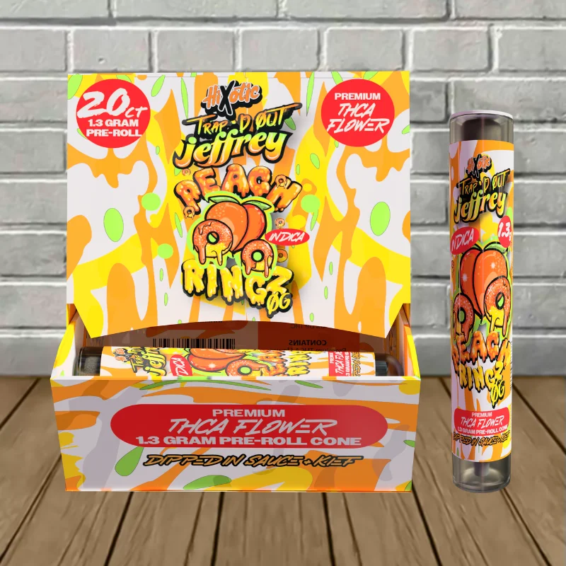 Hixotic Trap'd Out Jeffrey THCa Preroll 1.3g - Image 1