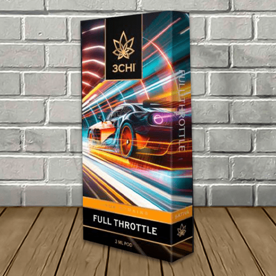 3Chi True Strains Cannabis 2ml Pod–Full Throttle (Sativa)