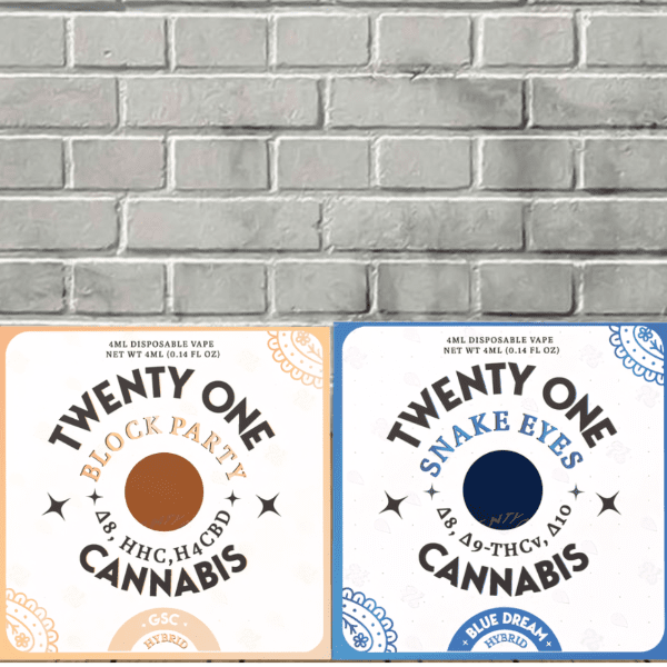 Twenty One Cannabis Live Resin Blend Disposable 4ml