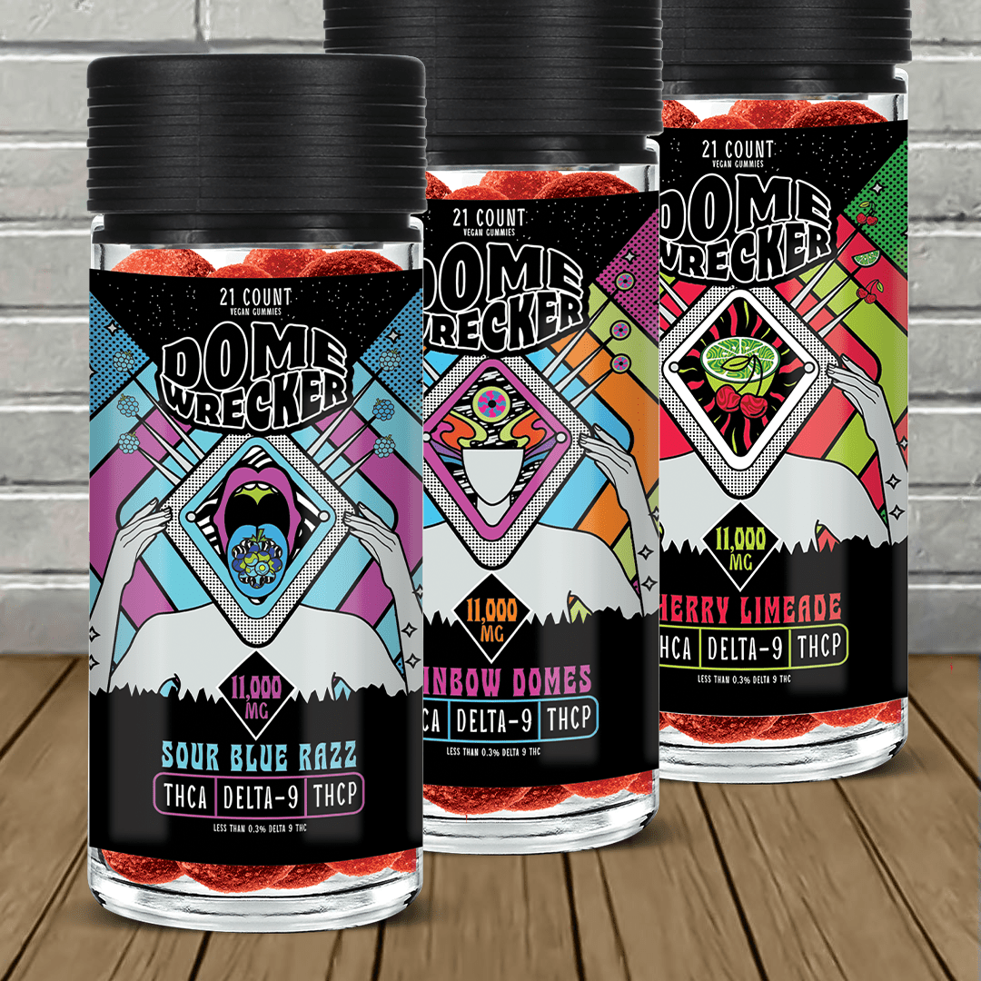 Domewrecker THCa | D9 | THCP Gummies 11000mg