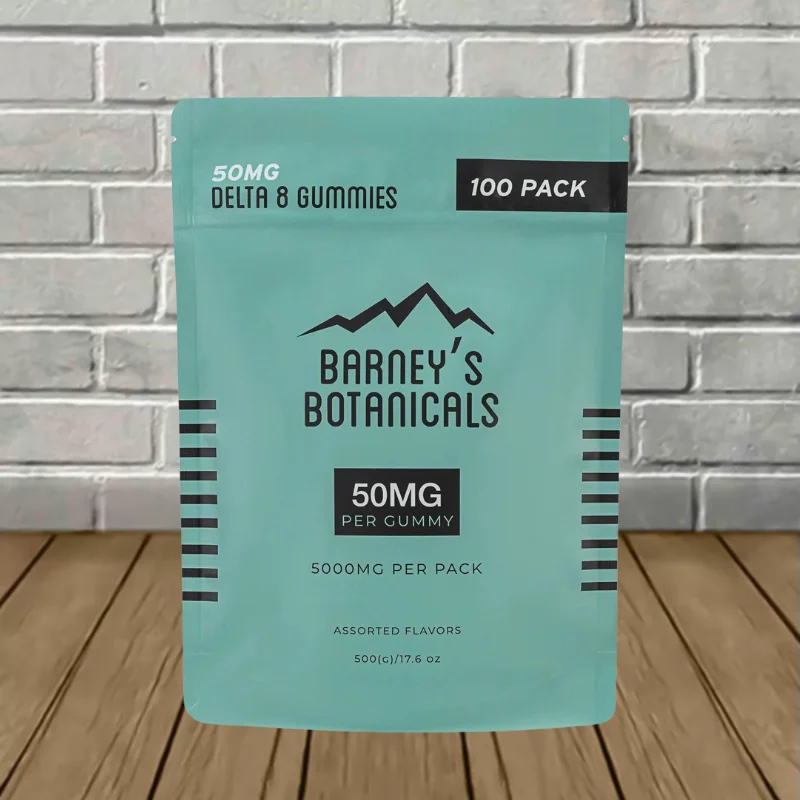 Barneys D8 50mg 100ct Bag