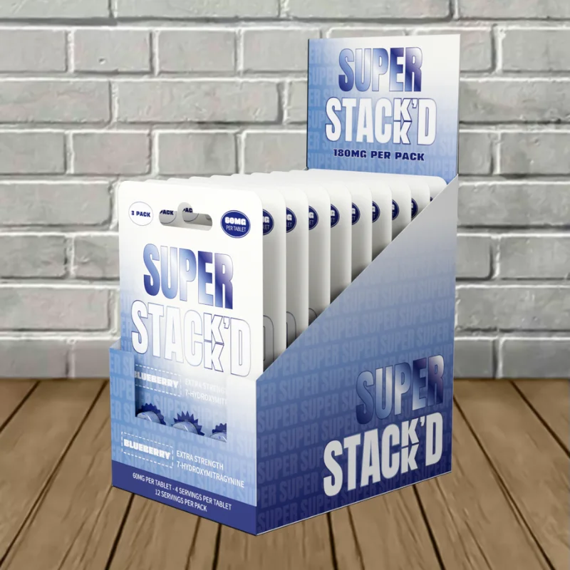 Super Stack'd 7OH Bulk Case Deal Blueberry